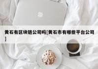黄石有区块链公司吗[黄石市有哪些平台公司]