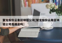 聚龙股份云象区块链公司[聚龙股份云象区块链公司是国企吗]